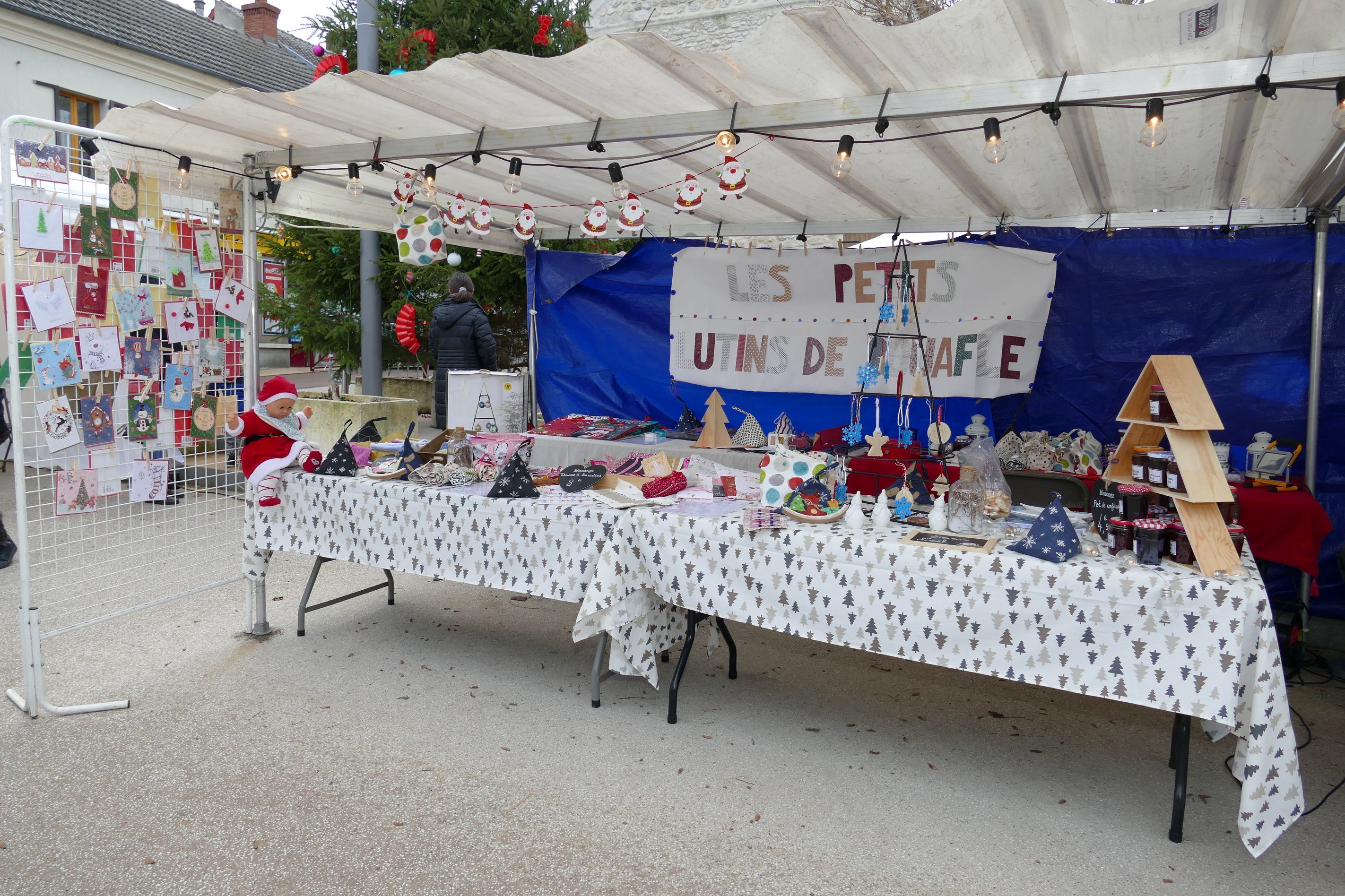 Notre stand au marché de Noël 2018